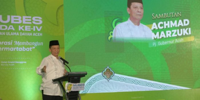Pejabat Gubernur Aceh Ajak Ulama dan Pemerintah Aceh Bersinergi Untuk Membangun Aceh 1 Aceh
