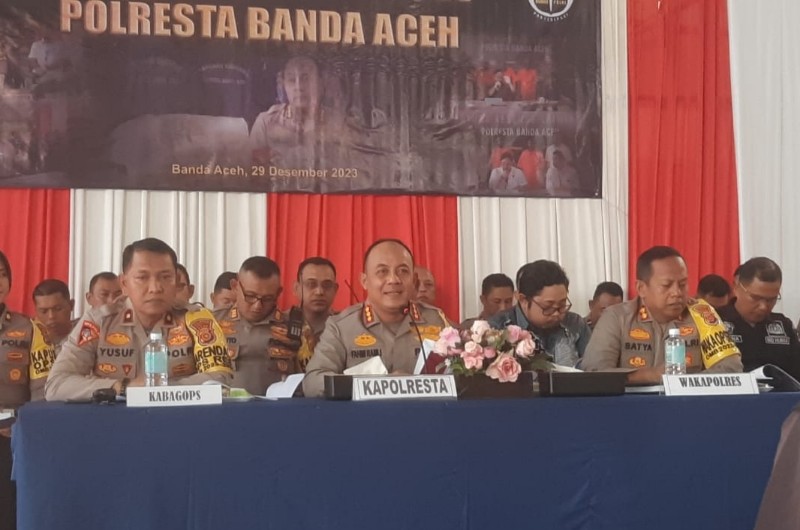 Tangani 1075 Kasus Sepanjang Tahun 2023, Kapolresta: 523 Kasus Telah Terselesaikan 1 Kasus