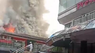 hiburan malam terbakar