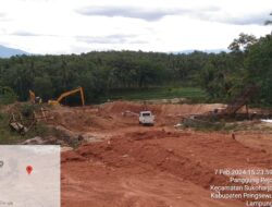 Tambang Pasir Diduga Ilegal Beroperasi di Panggungrejo Pringsewu Gunakan BBM Bersubsidi