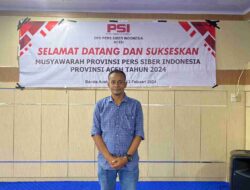 Said Saiful Terpilih Secara Aklamasi Jadi DPD PSI Aceh