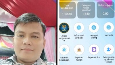 Pengamat Investasi seluruh Indonesia, Budi Zasman (kiri), screenshoot akun investasi BBH (kanan).yang dikrimkan.oleh salah seorang karyawan BBH, Minggu (25/2/2024). (Foto: Kolase Harian Daerah)