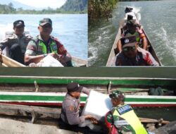 Sempat Trouble dan Ganti Perahu, Kisah TNI-Polri di Aceh Lewati Sungai Kawal Logistik Pemilu