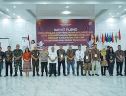 Asisten Pemerintahan dan Kesejahteraan Rakyat Ikuti Pleno Rekapitulasi Hasil Perhitungan Suara di Asahan