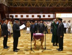 Azwardi Dilantik sebagai Pj Sekda Aceh, Banyak PR Yang Harus Diselesaikan