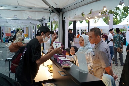 Antusias masyarakat Lhokseumawe dalam Gema Ramadhan BSI 1445 H