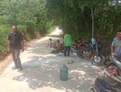 Bertahun Menunggu, Akhirnya Jalan Menuju Dusun 1 Hujan Mas Dibangun dari Dana Desa