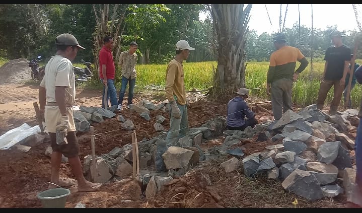 Pembangunan Desa Bumi Ratu bersumber dari ADD