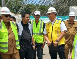 Tinjau Pembangunan Venue PON XXI, Pj Gubernur Aceh Optimistis Rampung Akhir Juli