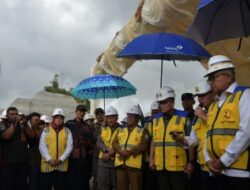 Pj Gubernur Tinjau Pembangunan Bendungan Rukoh Pidie
