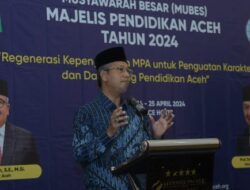 Mubes Majelis Pendidikan Aceh Diharapkan Jadi Sarana Melahirkan Ide Strategis