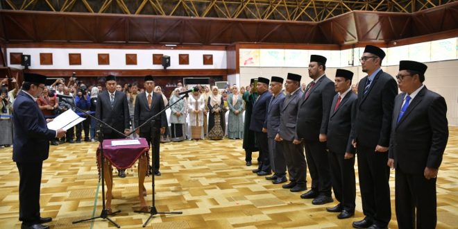 Lantik Tujuh Kepala SKPA, Pj Sekda Ingatkan Percepatan Realisasi APBA 1 aceh