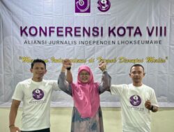 Zikri-Muzakir Pimpin AJI Lhokseumawe Periode 2024-2027