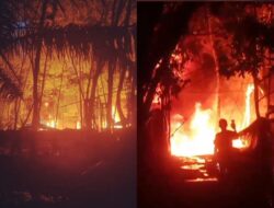 Breaking News: Pengeboran Minyak Alur Canang Terbakar Disertai Ledakan Keras