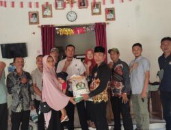 Pekon Suka Maju Bagikan Bantuan Beras Kepada 67 KPM