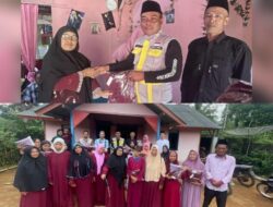 Pekon Pura Wiwitan Bagikan 80 Stell Seragam Pakain untuk Kelompok Pengajian