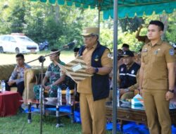 Pj Bupati Aceh Utara Kukuhkan Pengurus Kampung Siaga Bencana 
