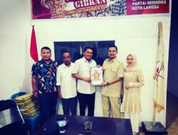 Siap Maju Pilkada Kota Langsa, Jeffry Sentana Daftar Ke Gerindra