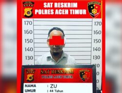 Diduga Aniaya Istri, Polres Aceh Timur Tahan Pemilik Klinik Baitussyifa