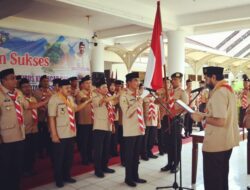Mualem Lantik Mabicab dan Pengurus Kwarcab Pramuka Langsa