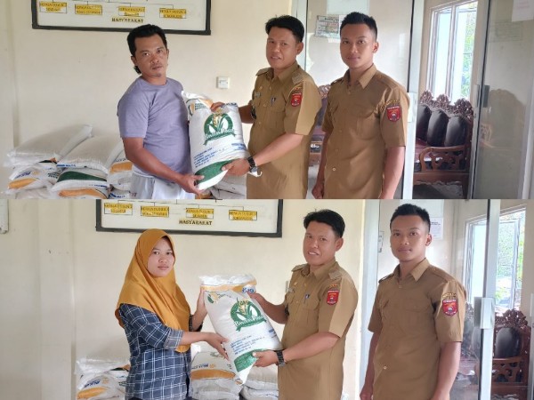 Pekon Lombok Timur Bagikan Bantuan Beras kepada 49 KPM 1 Bantuan Beras