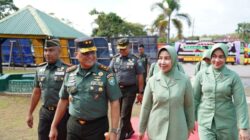 Kunker Pangdam IM dan Rombongan ke Markas Kodim 0109/Aceh Singkil 6 Pangdam