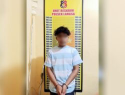 Aniaya Warga, Seorang Pemuda Ditangkap Polres Langsa