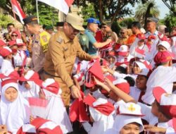 Pemko Lhokseumawe Launching Program Pembagian 10 Juta Bendera Tahun 2024