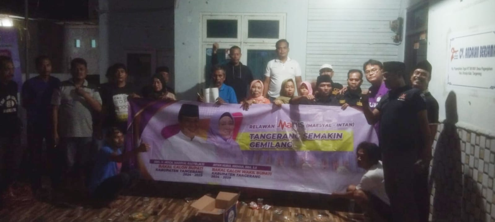 Relawan Manis Kronjo Deklarasikan Maesyal - Intan Untuk Tangerang Semakin Gemilang 1 IMG 20240718 WA0372