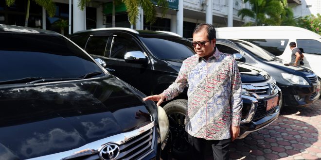Pemerintah Aceh Gelar Pemeriksaan Fisik Mobil Dinas untuk Transportasi PON XXI 1 pj