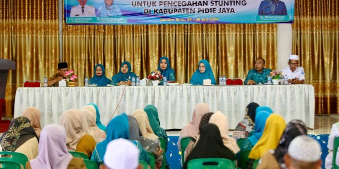 PKK Aceh Dorong Penurunan Stunting dengan Program Rumoh Gizi Gampong di Pidie Jaya 1 pkk