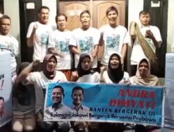 Dapat Arahan Presiden, Relawan Masif Dukung Andra – Dimyati Untuk Banten Maju
