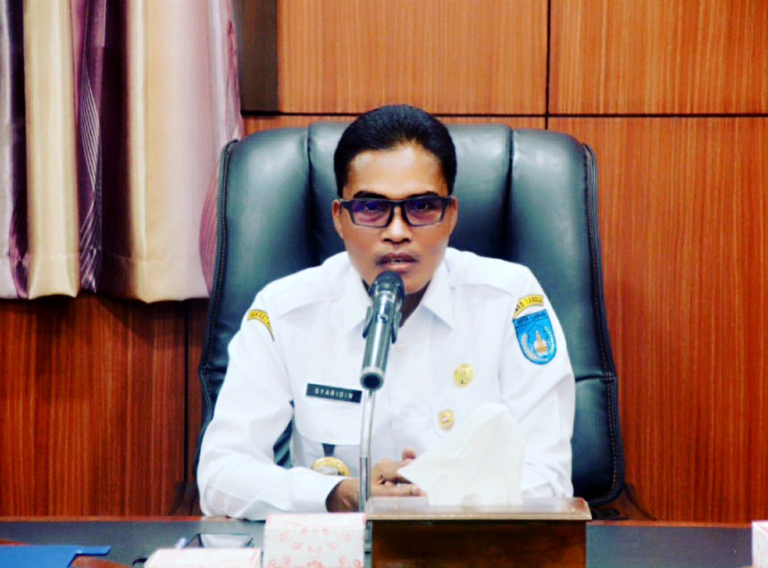Pj Walikota Langsa, Syaridin S.Pd M.Pd. (Foto:hariandaerah.com/Dok.Ist)
