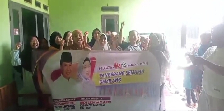 Pendukung Airin Deklarasikan Maesyal - Intan di Rajeg 1 IMG 20240722 213311