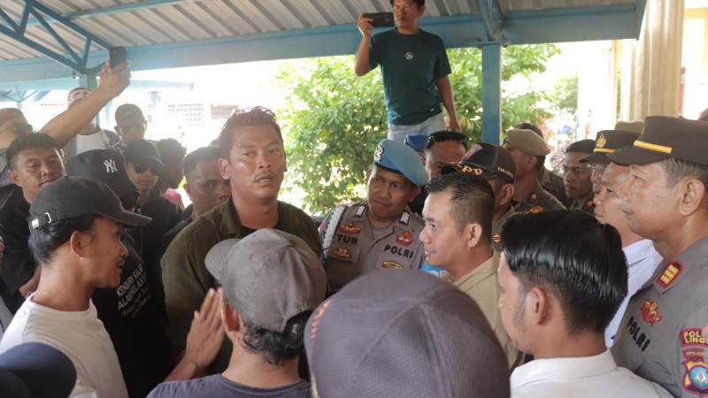 Polres Lingga Amankan Aksi Damai Geram 1 Lingga