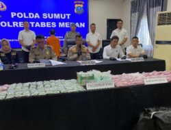 Polrestabes Medan Gerebek Gudang Penyimpanan 36.860 Butir Pil Ekstasi dan 2 Kg Sabu