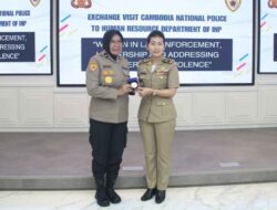 Ingin Belajar tentang Pemberdayaan Polwan dan Pengarusutamaan Gender dari Polri, Polisi Kamboja Studi Banding ke Indonesia