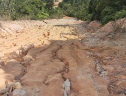 Warga 7 Desa di Lahei Kecewa, Jalan Hibah Dibiarkan Rusak dan Dijadikan Jalur Pipa Kondensat