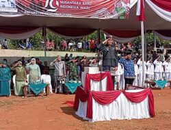 Camat Pagelaran Utara Jadi Inspektur HUT RI ke – 79