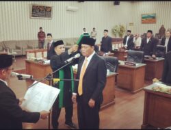 Geuchik Zakir Dilantik Sebagai Anggota DPRK Langsa Masa 2019-2024