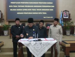 Perubahan APBD 2024 Kota Tegal Disetujui, Selanjutnya Dievaluasi Gubernur