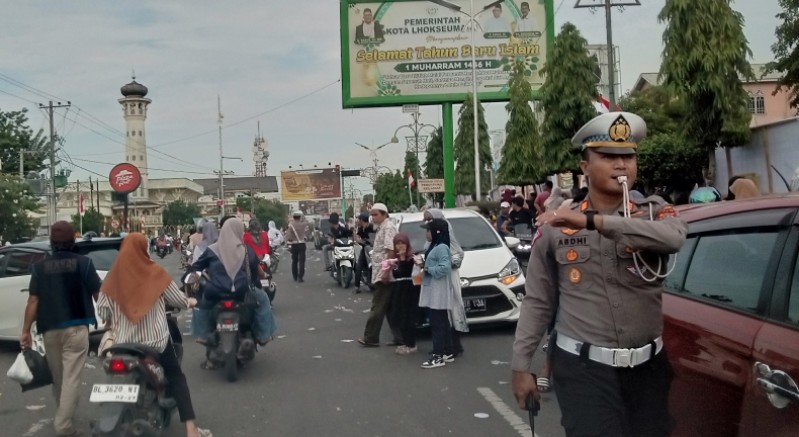 Tanpa Kendala, Polres Lhokseumawe Sukses Kawal Karnaval HUT RI ke-79 1 Polres