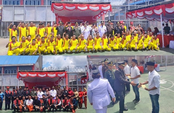 Warga Binaan Rutan Kabanjahe Dapat Remisi di HUT RI ke-79 1 Karo