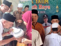 Berbagi Bersama Anak Yatim, Peringatan Maulid Sungai Pauh Raya Berlangsung Meriah