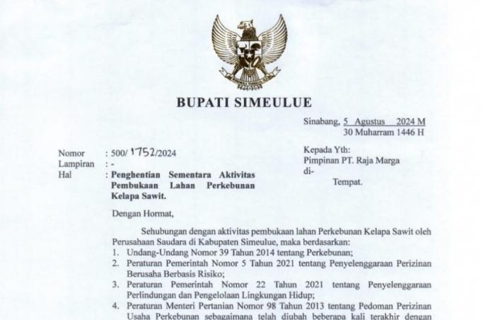 Penghentian Aktivitas Raja Marga