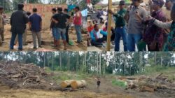 Ratusan Warga Garingging dan Merek Gelar Aksi Usir Mafia Tanah 4 Karo