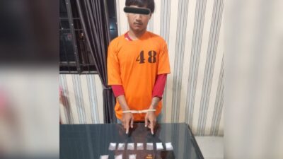 Polres Tanah Karo Berhasil Amankan Tersangka Narkotika Bersama Barang Bukti 1 Narkoba