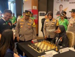 Kapolres Tanah Karo Buka Perlombaan Catur PON XXI Aceh-Sumut 