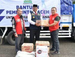 Pj Gubernur Aceh Kirim Bantuan untuk Korban Kebakaran Simeulue