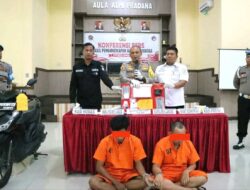 Polres Langsa Tangkap Dua Tersangka Pengedar Narkoba dan 1 KG Kokain